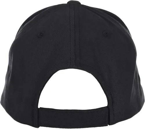 Vista 4 de Gorra F150 ajustable de tela negra sólida para hombre