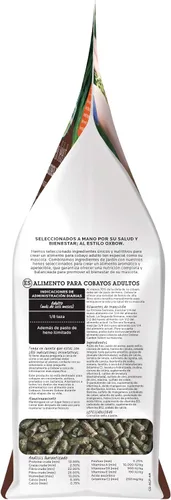 Vista 8 de Oxbow Garden Select - Alimento para conejillo de indias adulto, Heno Timothy, pellets de conejillo de indias, alta fibra para la salud digestiva