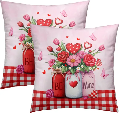 Vista 27 de Giwawa Juego de 2 fundas de almohada de calabaza otoñal de 16 x 16 pulgadas, fundas de cojín de algodón de madera de girasol para sofá, patio