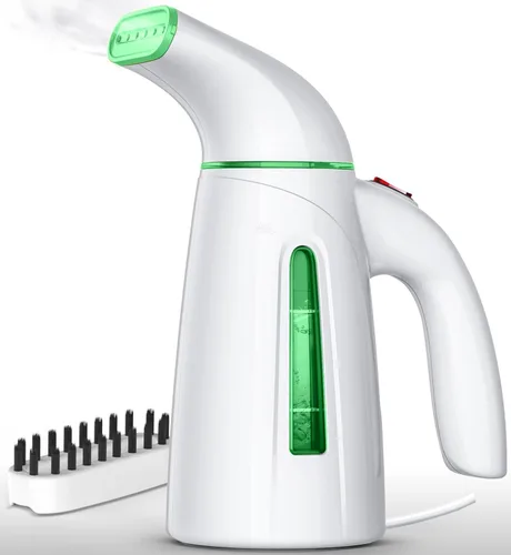 Vista 13 de OGHom Vaporizador para ropa, vaporizador de ropa portátil, vaporizador de mano para prendas, 240 ml, gran capacidad, 700W, plancha de vapor de viaje
