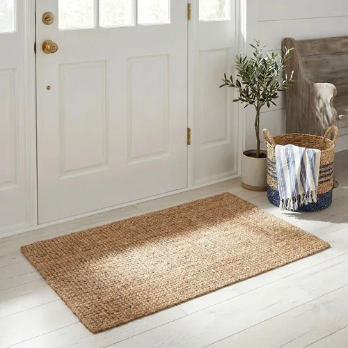 Vista 10 de SAFAVIEH Colección de fibra natural - Alfombra decorativa de yute, 2 x 3 pies, color gris, hecha a mano, ideal para áreas de alto tráfico