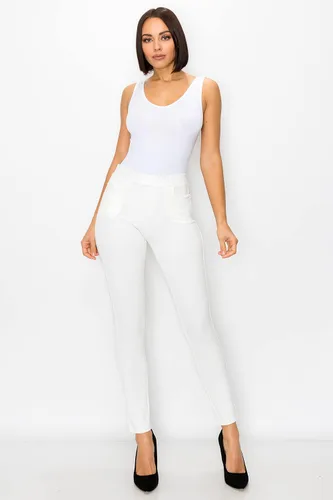 Vista 3 de Prolific Health Womens Stretch Dress Pants Pull-On with Pockets Wear to Work Ponte