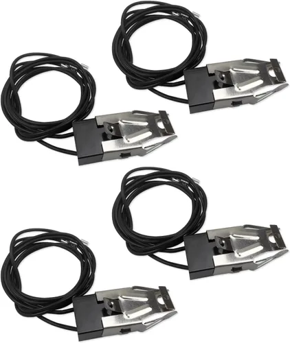 Vista 7 de Paquete de 2 receptáculos de elementos WB2X8228 y kit de cables compatible con GE Electric Ranges quemadores de estufa eléctrica, piezas de Paquete 2