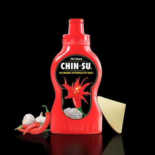Vista 3 de CHIN-SU Salsa de chile vietnamita original 8.82 oz - Salsa picante dulce