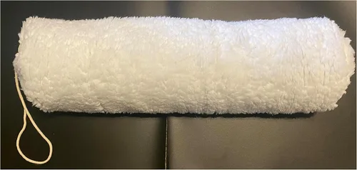 Vista 5 de Therapist's Choice® Funda de almohada de forro polar con cierre de cordón, suave y duradera, almohadillas de ajuste de 6 x 27 pulgadas