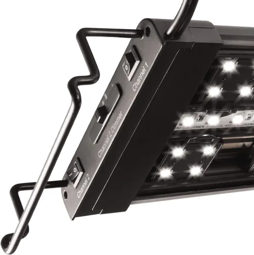 Vista 6 de Marineland Luz LED avanzada totalmente ajustable para acuarios de 75 galones, iluminación personalizable
