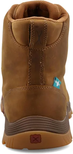 Vista 6 de Twisted X Men's 6" Work Oblique Toe Boot, Moc Toe Nano Toe with CellSole
