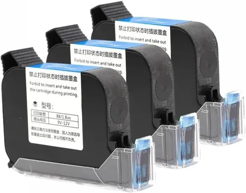 Vista 3 de Compatible Ink Cartridge 2588 JS12 42ML 12.7mm Black Red Blue Green Universal for Handheld Inkjet Printers Quick Drying Printer Ink Works with