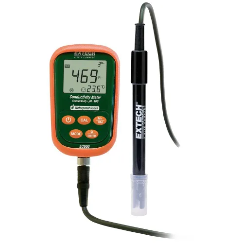 Vista 5 de Extech EC150 - Medidor de conductividad, TDS y temperatura, bolígrafo impermeable Conductividad/TDS/temp, ATC, IP65 impermeable, uS/cm, mS/cm