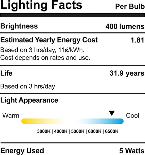 Vista 8 de Sensor de movimiento LED y sensor de luz, lámpara automática direccional flexible con bombilla E26, luz nocturna PIR del anochecer al amanecer, 5 W