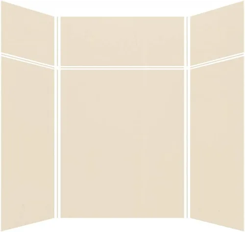 Vista 30 de Transolid EWKX363696-41 Expressions - Kit de pared de ducha de 6 paneles con extensión, 36 pulgadas de largo x 36 pulgadas de ancho x 96 pulgadas
