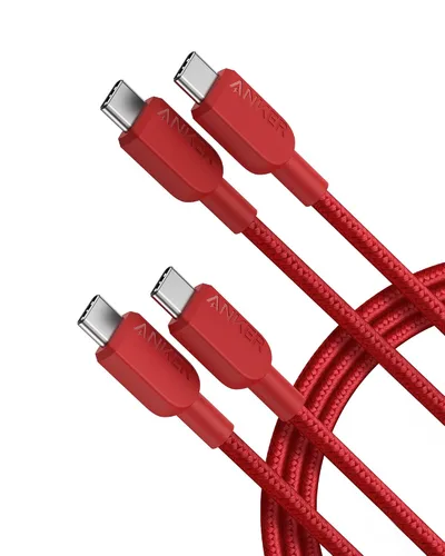 Vista 11 de Anker Cable USB C a USB C, cable de carga rápida tipo C (3 pies, 2 unidades) para iPhone 17/16 Series, iPad Air 4, MacBook Pro 2022 y más (negro)