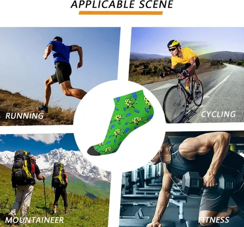 Vista 8 de devor Mens No Show Socks Low Cut Socks Men Hidden Sock Fashion PICKLEBALL Socks