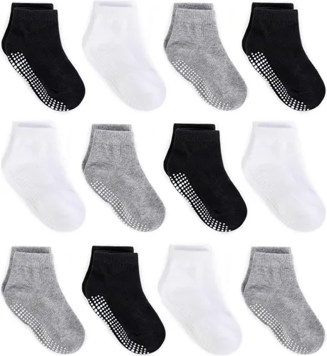 Vista 32 de Calcetines tobilleros antideslizantes Zaples para bebés con suelas antideslizantes para bebés, niños pequeños, niños y niñas