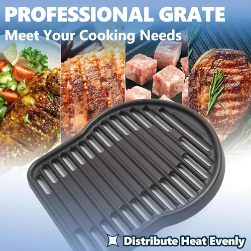 Vista 7 de SafBbcue Rejilla de cocción para Coleman Fold N Go parrilla portátil de hierro fundido parrilla para Coleman 2000020932 parrilla portátil, 1 unidad