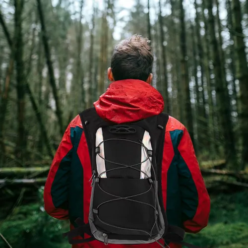 Vista 5 de SUPVOX Mochila de hidratación con correas transpirables para ciclismo, senderismo, correr, montañismo, ligera, para hombres y mujeres, deportes al