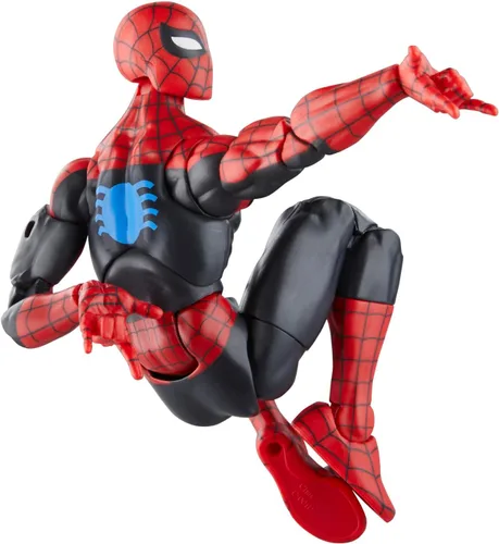 Vista 7 de Marvel Legends Series The Amazing Spider-Man, Marvel Comics Retro Coleccionables Figuras de acción de 6 pulgadas, juguetes para edades de 4 años