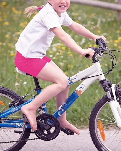 Vista 7 de Auranso Pantalones cortos de ciclismo para niñas, transpirables y de seguridad, pantalones cortos de ciclismo debajo del vestido