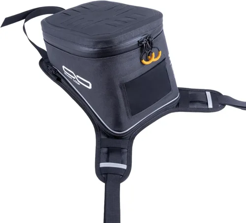 Vista 4 de Bolsa de tanque enrollable Giant Loop Buckin' Roll, pequeña bolsa impermeable para tanque de motocicleta, capacidad de 1.5 litros, se adapta a