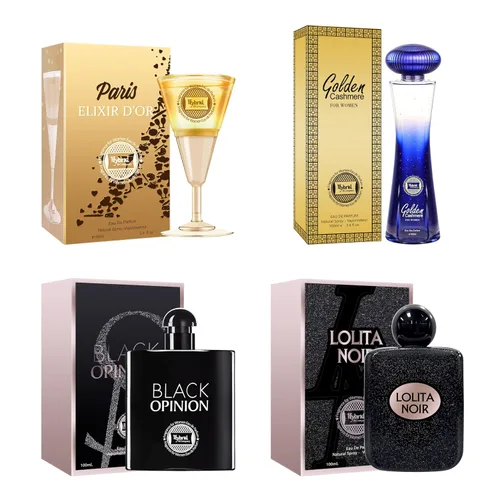 Vista 23 de Hybrid & Company Mujer 4 unids Belleza Rosa Cambio París Mujeres Romántico Pour Femme Perfume Natural Spray Fresco Fragancia