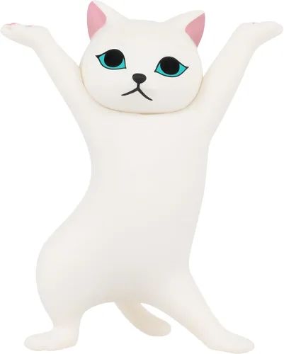Vista 8 de ATHAND Portalápices de gatos bailando para escritorio, soporte para lápices de gato, lindas figuras de gatos, regalos interesantes para amantes