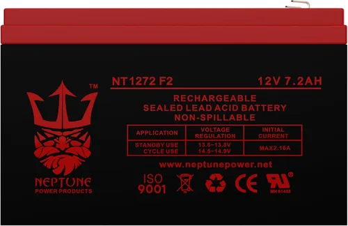 Vista 3 de Neptune Brand NT1272 12v 7.2ah Batería de repuesto SLA para Enercell 23-943