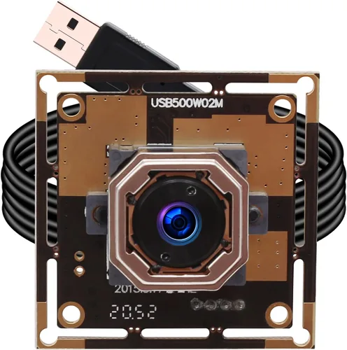 Vista 11 de ELP Módulo de cámara USB gran angular con enfoque automático de 5 mp con carcasa de metal OV5640 Mini UVC USB2.0 Lightburn cámara grabador láser