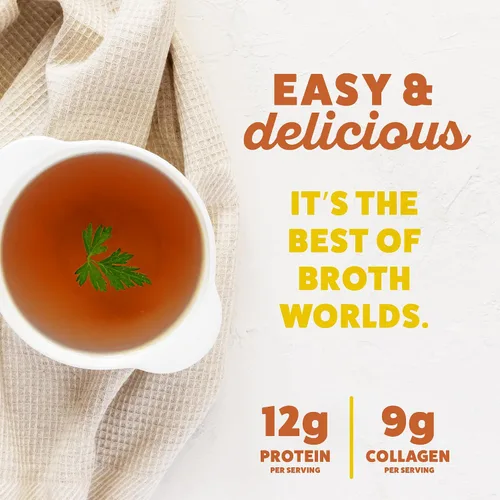Vista 8 de Zoup! Mezcla de caldo de huesos para sorber instantáneo, carne de res, 0.53