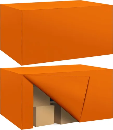 Vista 50 de Paquete de 2 manteles ajustados para mesa rectangular de 4 pies, 48 x 24 pulgadas, cubiertas de mesa verde manzana, tela de poliéster resistente al
