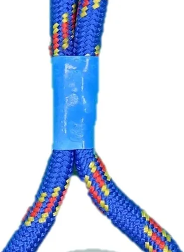 Vista 2 de Pelota de goma con cuerda de juguete para perros (béisbol)