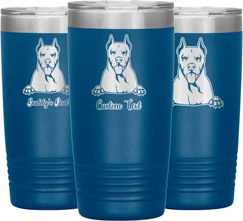Vista 7 de Personalized Dogo Argentino Dog Mom Dad Tumbler, Dogo Argentino Mommy Daddy Coffee Tumbler, Dogo Argentine Mastiff Christmas Women Men Present, Dog