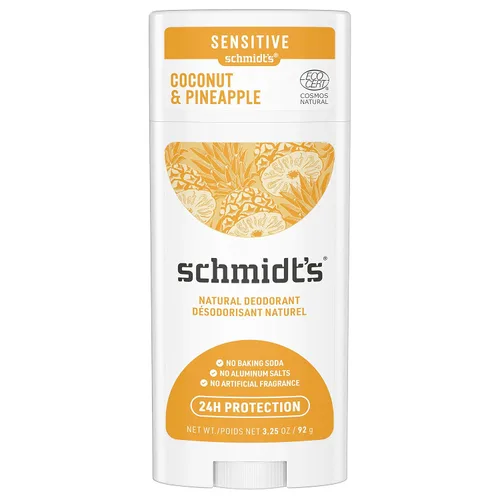 Vista 12 de Desodorante natural libre de aluminio Schmidt's para protección contra el olor y frescura durante 24 horas, Bergamota + Lima vegano, certificado