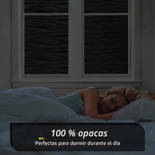 Vista 2 de rabbitgoo - Película opaca de privacidad para ventana, patrón de ondas, 11.8 x 78.7 pulgadas Onda negra