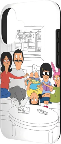 Vista 2 de Bob’s Burgers Bob Linda Gene Tina Louise Living Room Case for iPhone 17