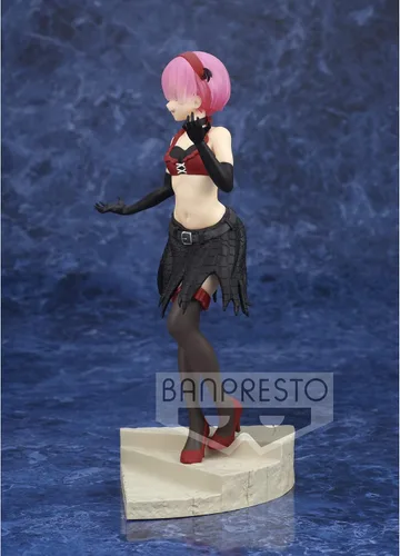 Vista 5 de Banpresto - ReZero comienza la vida en otro mundo Monster Motions Ram Statue