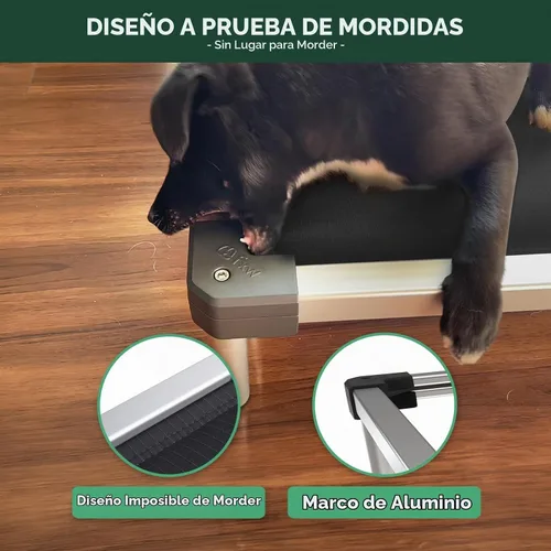 Vista 2 de FXW TitanNest Cama Elevada para Perros a Prueba de Masticación, Catre Elevado para Uso en Interiores/Exteriores/Camping, Cama Acolchada