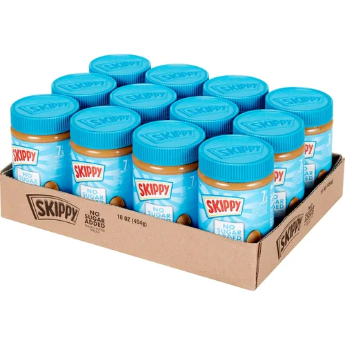 Vista 4 de SKIPPY, Mantequilla de maní para untar (paquete de 12) cremosa de 192 onzas