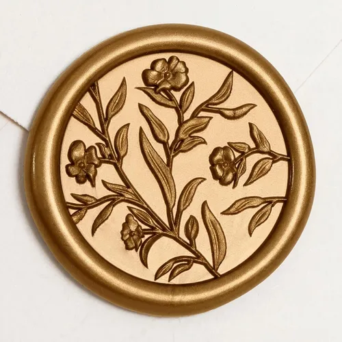 Vista 23 de UNIQOOO Adhesivos de Sello de Cera - (3 Diseños en 1 Paquete) Adhesivos de Sello para Sobre de Invitación de Boda, 60 Piezas Adhesivos