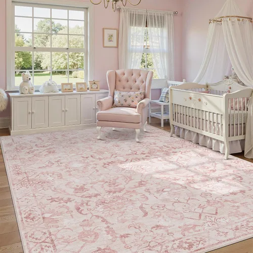 Vista 13 de Alfombra de área pequeña de 2 x 3 pulgadas, color beige, para entrada, baño, cocina, antideslizante, de pelo bajo, lavable, moderna alfombra bohemia