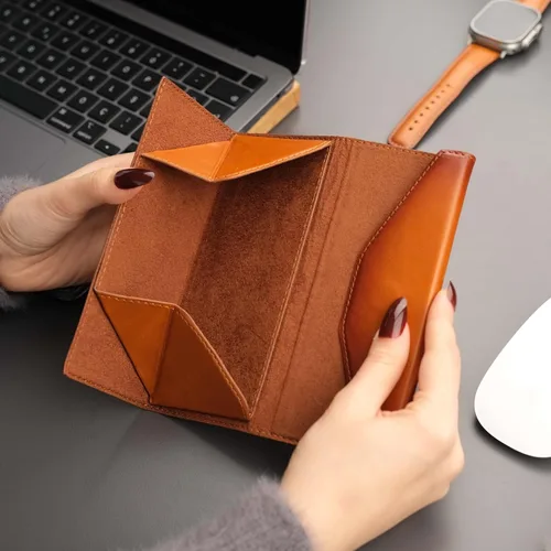 Vista 4 de Egypt Triangle Design - Funda de cuero para lentes de sol y gafas de sol