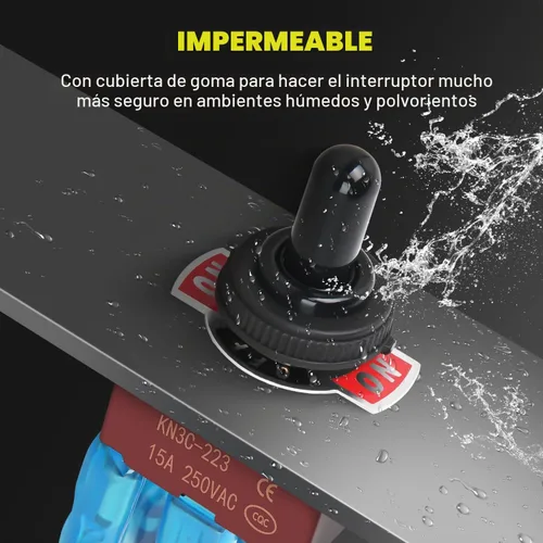 Vista 5 de Nilight Interruptor de Palanca de Polaridad Inversa de 4 Pines 2PCS Interruptores Basculantes Momentáneos de 12V 30A Encendido Apagado Encendido