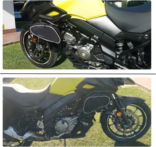 Vista 2 de Para V-Strom 650 DL650 DL1000 VSTROM650 VSTROM1000 Accesorios Moto Marcos Crash Bars Bumper Impermeable Bolsa Reparación Herramienta Bolsas