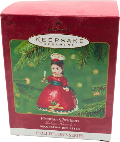Vista 2 de Hallmark Adorno de recuerdo Madame Alexander Meg Victorian Christmas