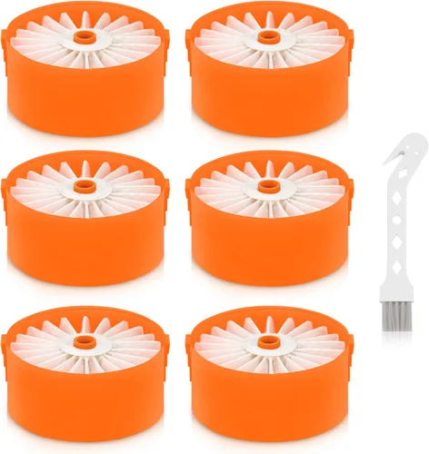Vista 8 de Paquete de 4 filtros HEPA N858184 actualizados de repuesto compatibles con aspiradora inalámbrica Craftsman V20 CMCVS001D1, para Black & Decker