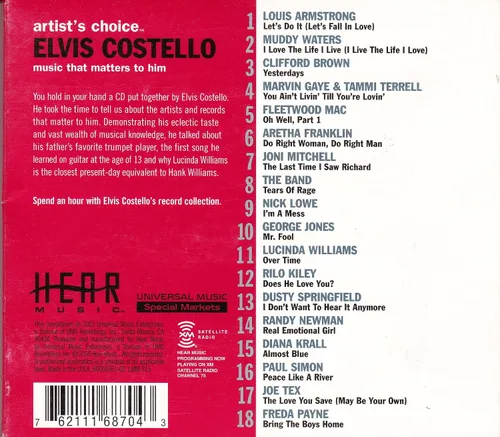Vista 2 de Artist's Choice Elvis Costello