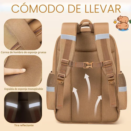 Vista 5 de Fimibuke Mochila escolar para niños y niñas, bonita mochila para niños pequeños, suministros escolares con bolsa para libros, estuche para lápices