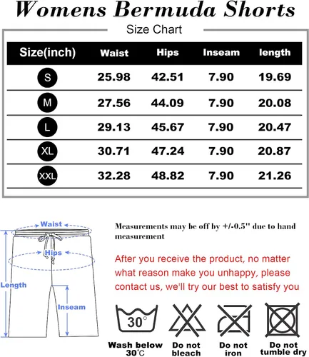 Vista 5 de ASIMOON Bermudas para mujer, pantalones cortos atléticos, holgados, para correr, pantalones cortos de yoga largos casuales con bolsillos