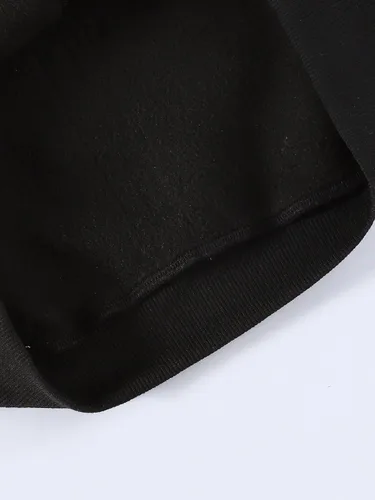 Vista 6 de Floerns Sudadera térmica con capucha y bolsillos para hombre con estampado gráfico causal y cremallera