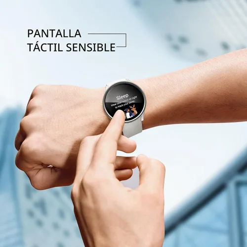 Vista 4 de Pack de 12 fundas para Samsung Galaxy Watch 6 de 40 mm, protector de pantalla con cubierta de policarbonato duro y película protectora de vidrio
