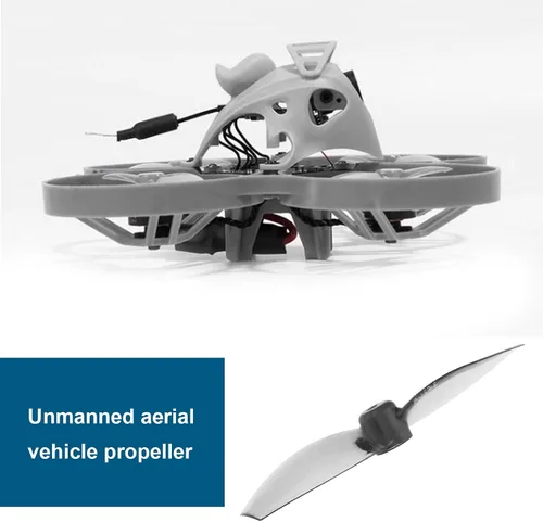 Vista 2 de ECSiNG 16 hélices de 2 cuchillas (8CW+8CCW) agujero del eje de 0.039 in compatible con Meteor 75 Micro Brushless Whoop Frame Drone Quadcopter 08028